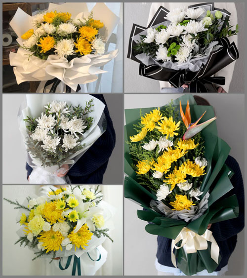 山西晋中左权县桐峪镇碾草渠村白事花束代送